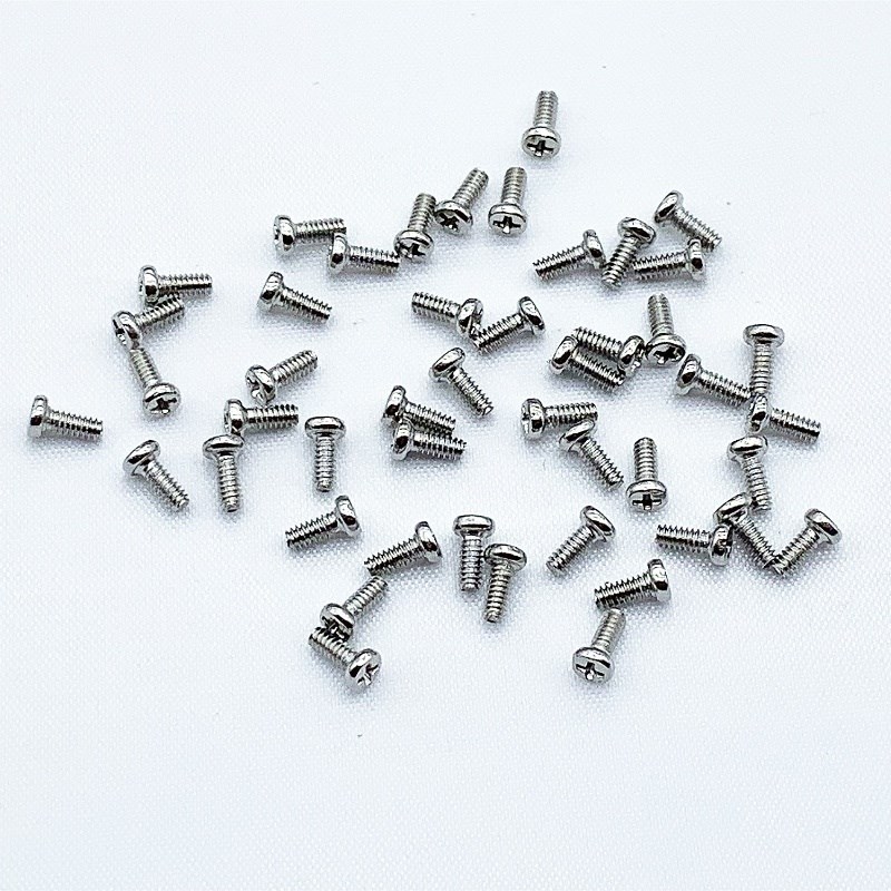 M1.5不锈钢小螺丝304圆头十字机丝螺钉手机小螺钉PM1.R5*3/4/5/6/