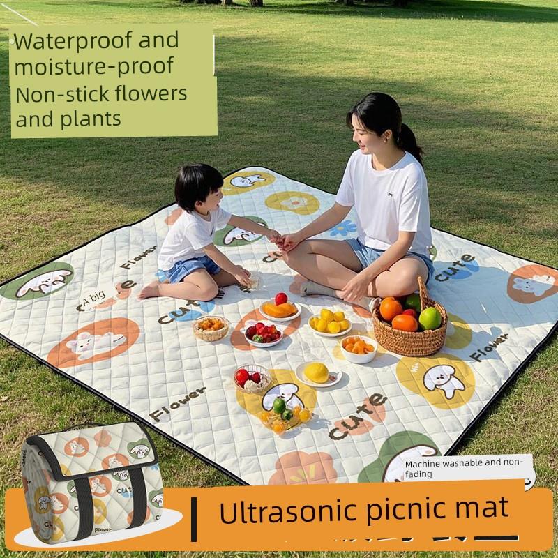 加厚野餐垫超大号防潮垫户外地垫露营野炊防水春游帐篷草坪躺坐垫