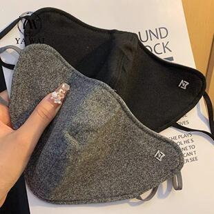 高颜值防寒神器！可爱保暖加绒口罩女秋冬天骑行车防风防冻脸面罩