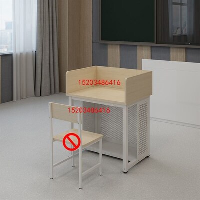 学校机房微机室培训室电脑桌办公桌单人双人电脑桌学生桌桌椅