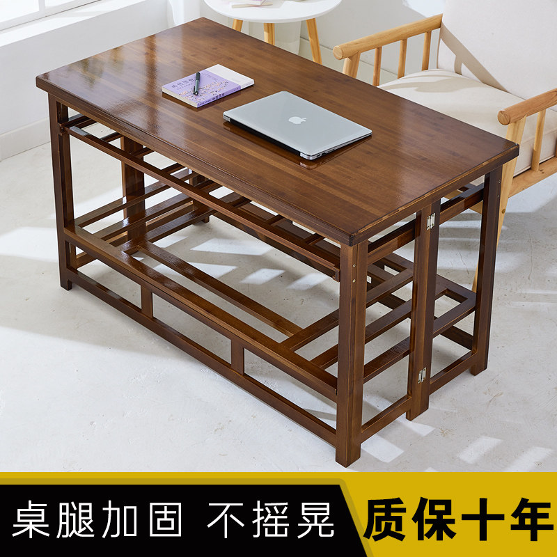 烤火桌子长方形简易多功能折叠烤火架楠竹1.2米冬季取暖桌