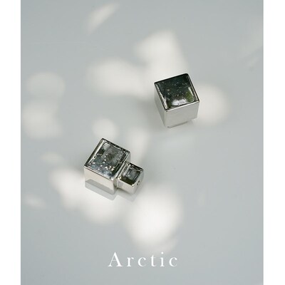 Atelier Arctic  方块黄铜柜门拉手银色 衣柜橱柜抽屉柜门把手