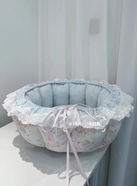 usagi lab「胖芙芙乐园」原创设计手作全棉宠物南瓜窝猫窝狗窝