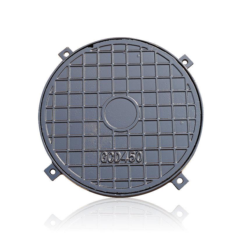球墨铸铁井盖D400移动联通市政700/800各种型号 圆形方形重型承压