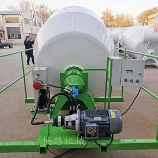 现货1 小型水泥砂浆电机搅拌罐移动搅拌机 12方混凝土搅拌车上装