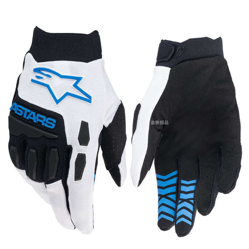 2024款意大利A星手套四季越野摩托车骑行手套速降自行车轻蜂手套