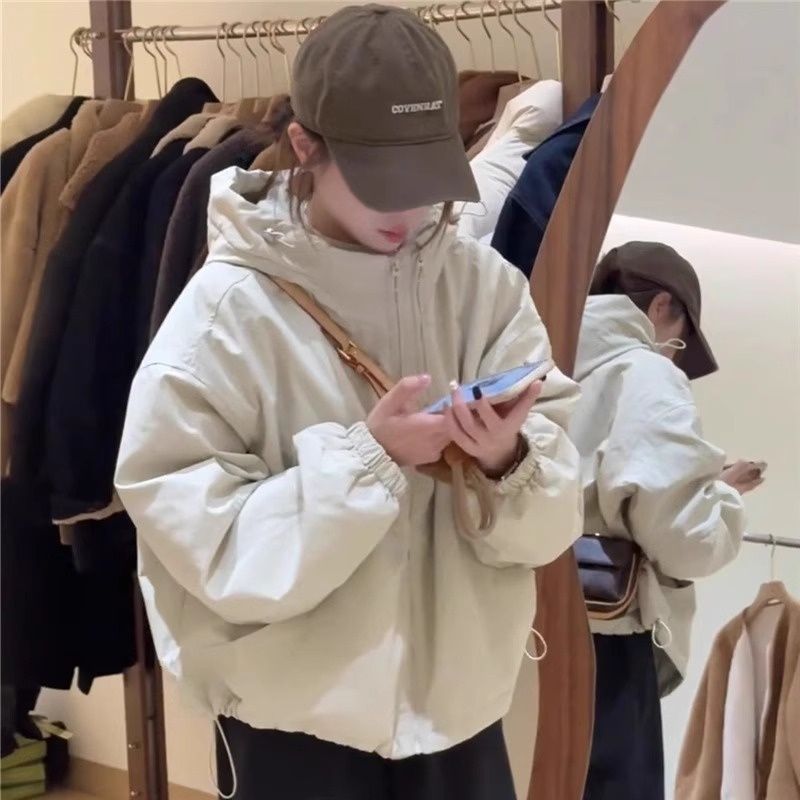 加棉加厚棉衣女短款冬季2