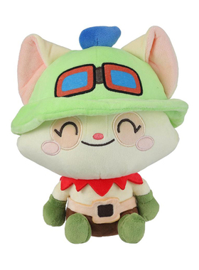 MINISO名创优品英雄联盟LOL周边提莫吉格斯毛绒公仔玩偶摆件娃娃