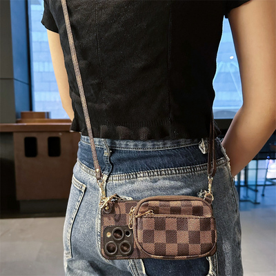 适用oppoR17手机壳15梦境版插卡套r11斜挎r9s零钱包11plus挂绳r15x小众oppo手机套r9p防摔创意时尚复古保护套