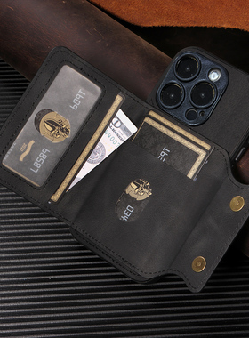 适用三星S25Ultra手机壳S24皮套S23+磁吸卡套S21FE支架A55翻盖包a34商务A60s小众a25简约a35高级S20保护套