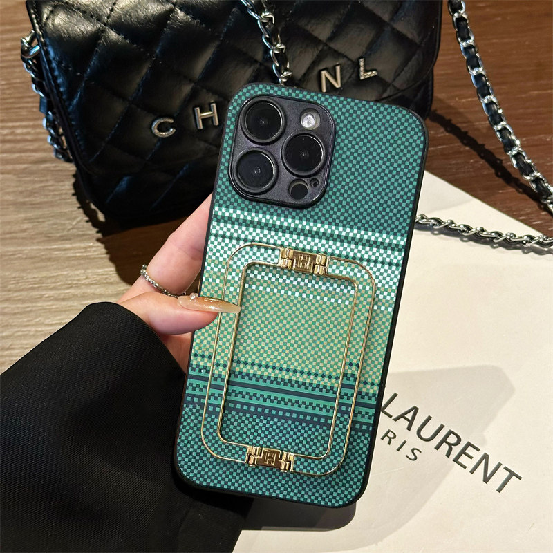 坎宁安适用于苹果16手机壳iphone15promax折叠17支架14plus凯夫拉13懒人11商务xs碳纤维XR小众7保护套8P防摔