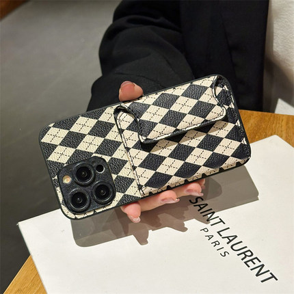 坎宁安适用于oppo FindX8pro手机壳Findx7pr插卡套x5商务卡夹findx6菱格k11支架x3放卡K10x小众k12简约潮