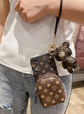 适用红米Turbo4手机壳Turbo3零钱卡套Note13Turbo斜跨绳14R插卡包13C口红包11T简约12TPro高级12R小众14C时尚