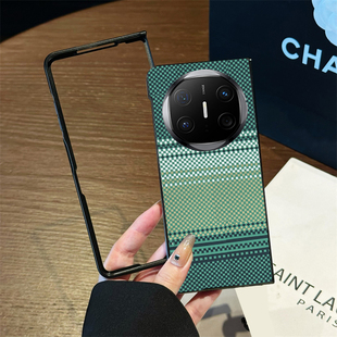 坎宁安适用于vivo X Fold3pro手机壳X Fold3碳纤维凯夫拉纹fold3pro手感fold3商务男女fold3小众fold3pro时尚