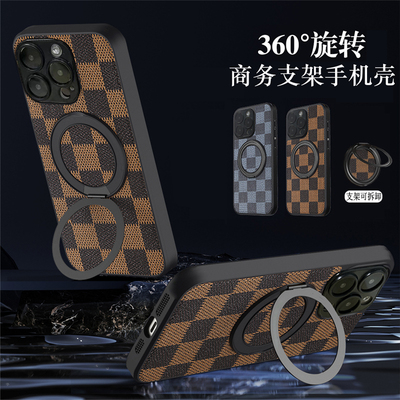 坎宁安适用于红米k80pro手机壳k70e旋转60至尊版支架k50商务K40s折叠式K30电竞版皮质k40游戏小众k20简约创意