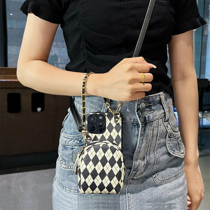 坎宁安适用于红米Turbo4手机壳13/12书包note14pro+斜跨绳11E装零钱10se插卡9/8pro复古7小众13C简约保护套