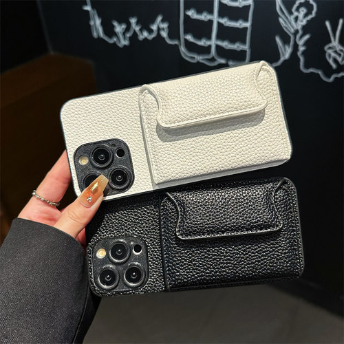 商务插卡带卡包手机壳