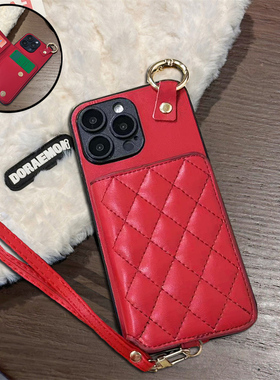 坎宁安适用于三星S25Ultra手机壳S24喜庆手绳S23+插卡套S21FE小香风A55指环扣a34商务A60s小众a25简约a35