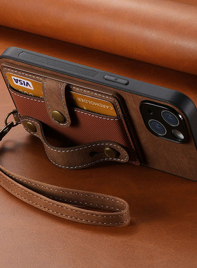 适用三星M23手机壳M22手腕带M21S插卡套M14支架GalaxyM13挂绳M12男女M10S小众M04保护套M02s门禁卡时尚创意潮