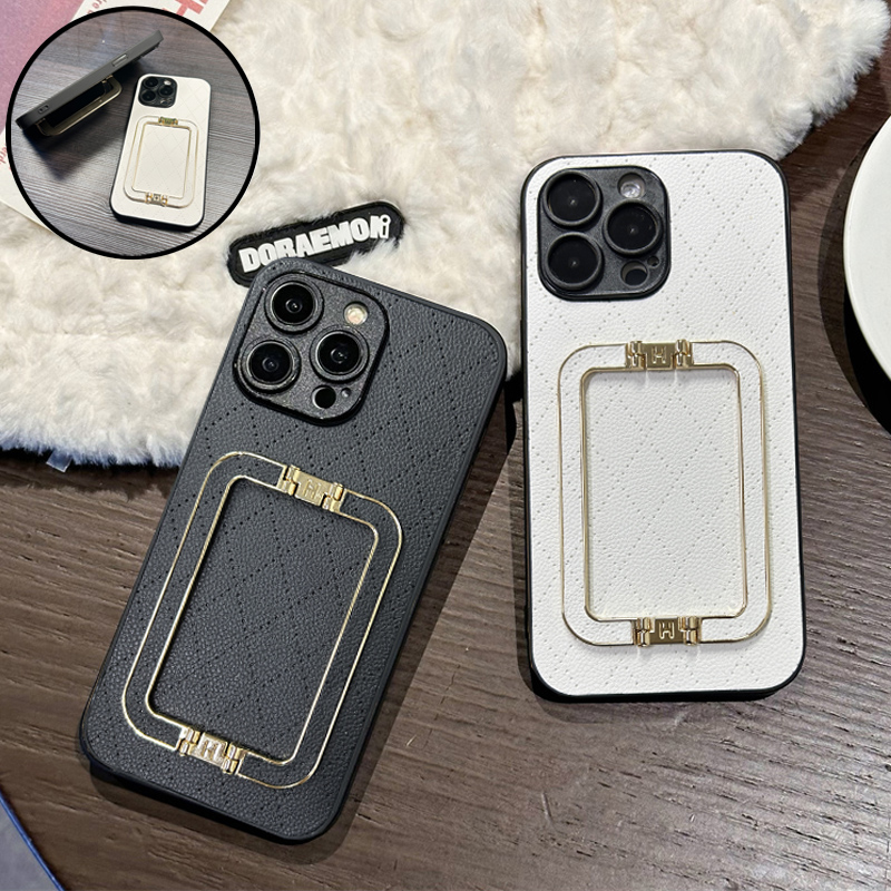 坎宁安适用于realme12pro手机壳11/10/5商务支架真我GT2菱格11Pro折叠式Neo6se男女Q3桌面Neo大师探索版时尚