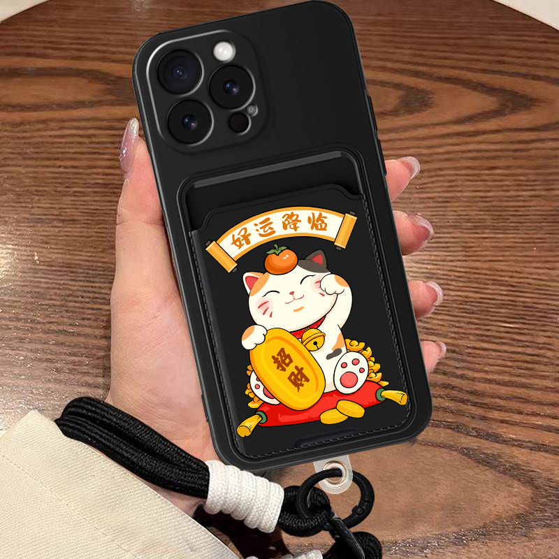 坎宁安适用苹果17手机壳iphone15promax好运16插卡套14plus马年13喜庆11手绳xs新年红XR小众7保护套8Pro防摔,3C数码配件,手机保护套/壳,淘宝优惠券,粉丝福利购,淘宝优惠卷