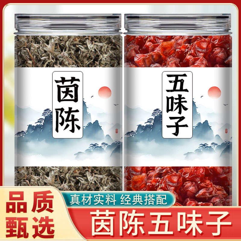 茵陈五味子茶当季新货泡水养生