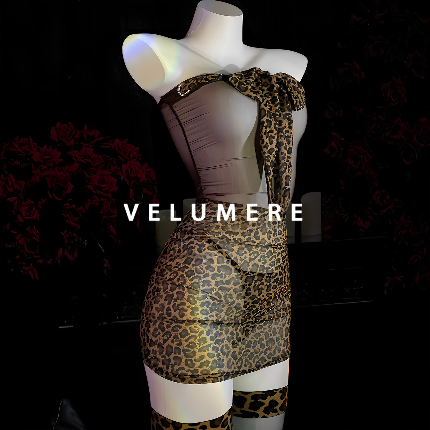 雾岛「野性猎手」性感豹纹包臀裙纯欲风睡裙女,女士内衣/男士内衣/家居服,内衣配件,淘宝优惠券,粉丝福利购,淘宝优惠卷