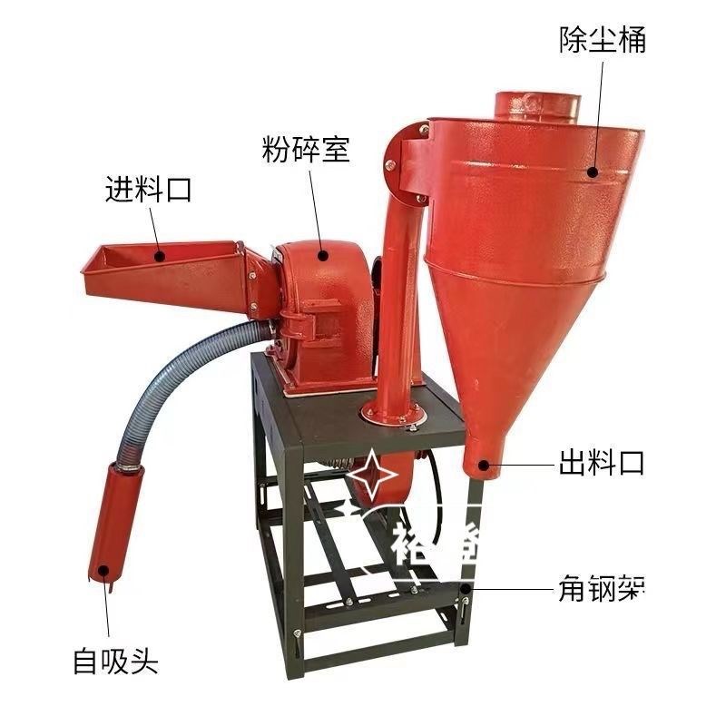 新款自吸式全自动玉米粉碎机家用碎草机