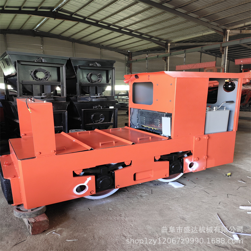 CTY2-8t矿山用电机车 蓄电池电机车 防爆轨道矿山运输车