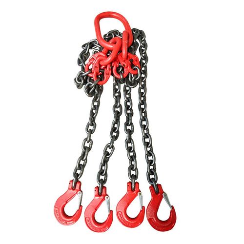起重链条吊钩挂钩吊l索具单多肢索具四脚组合G80锰钢吊装吊链定制