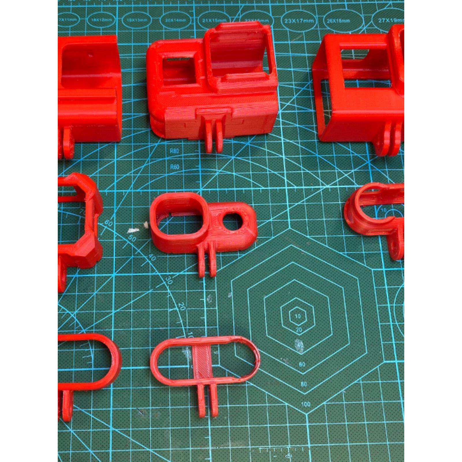 FPV穿越机狗笼 狗9狗10 gopro9\10相机保护套狗座 穿越机3D打印件