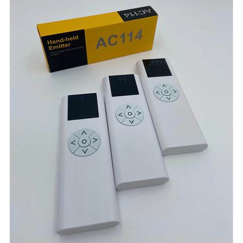 奥科AC114遥控器电动窗帘遥控器卷帘百叶天窗433频率配接收器控制