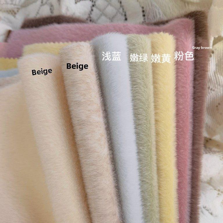 手工泰迪熊复古布料 关节布偶  diy材料 毛绒 纯色6mm幻想生物
