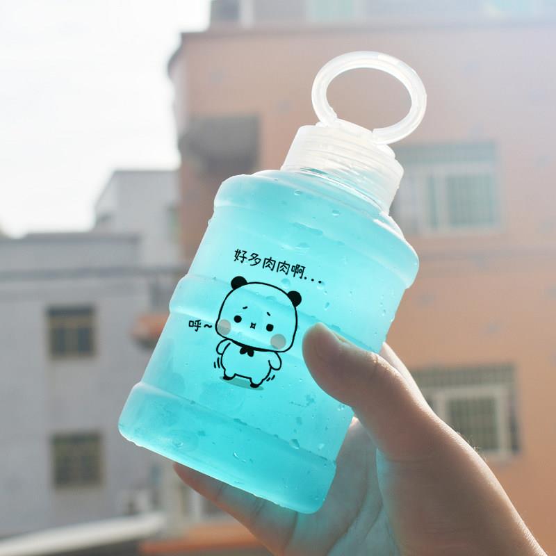 网红一次性水桶创意奶茶瓶柠檬茶霸气宝藏迷你奶茶桶桶装水瓶定制