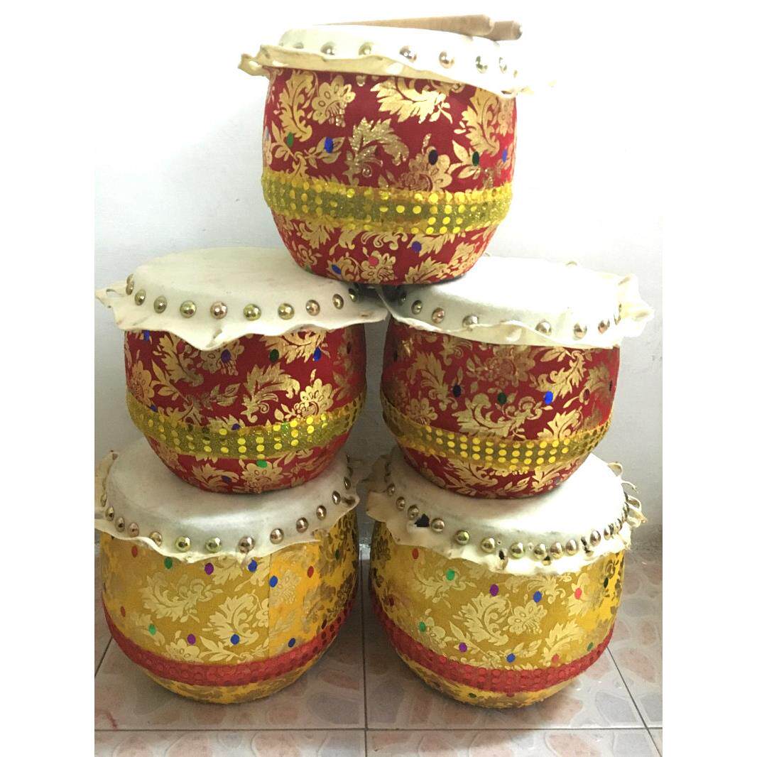 儿童鼓棒鼓槌棍子佛山狮鼓牛皮鼓醒狮鼓幼儿园玩具敲击小孩舞狮头