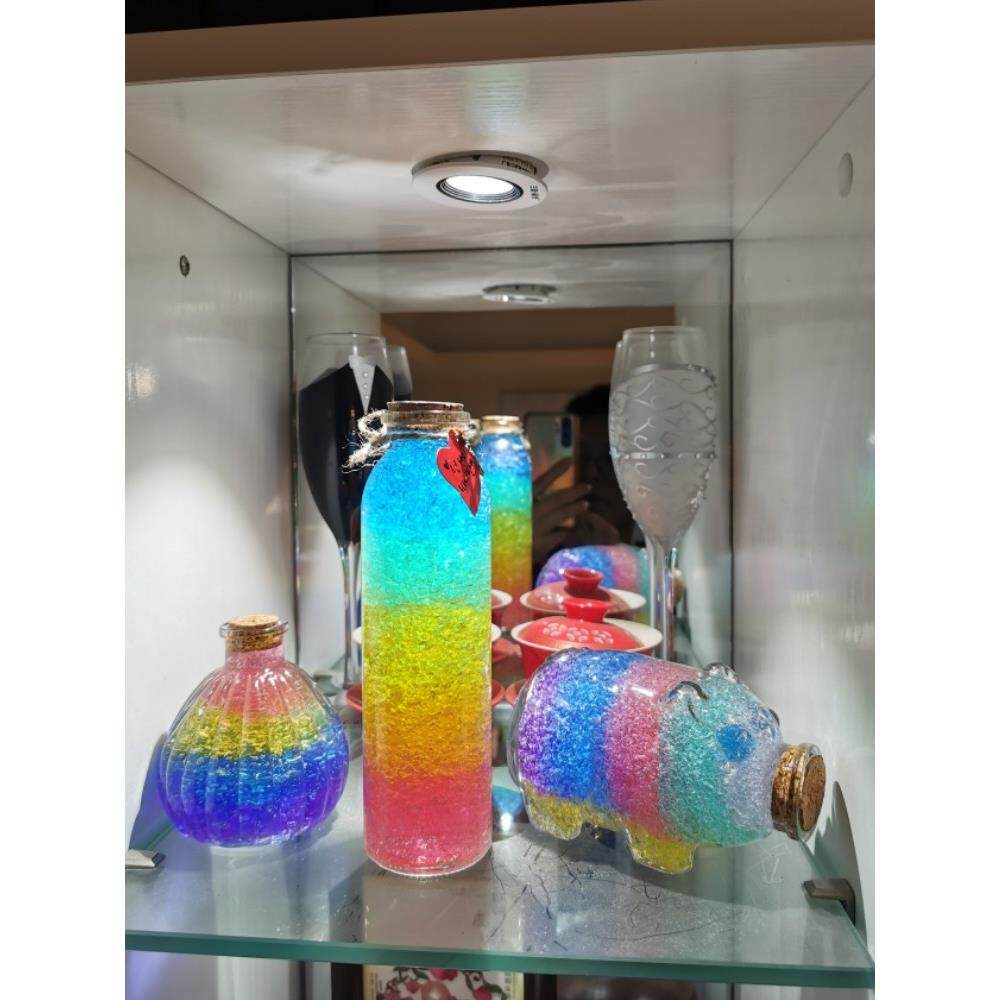 水宝宝水精灵吸水泡大珠手工制作材料包diy创意海洋许愿玻璃瓶子