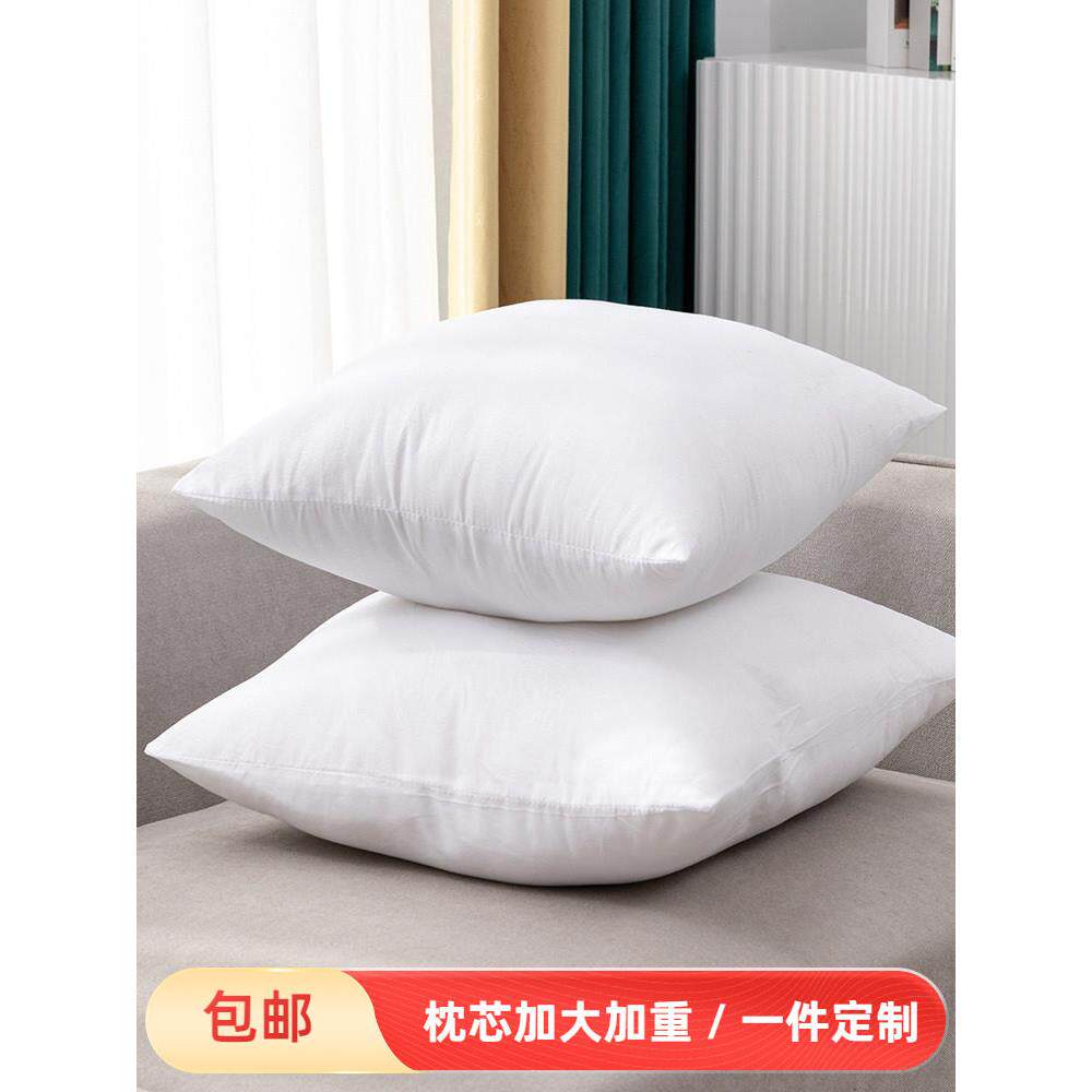 沙发抱枕芯60x60cm枕芯内胆40x40cm内芯长方形枕心方形靠垫芯大号