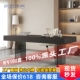 悬浮书桌现代书房双人小户型意式 极简老板桌定