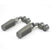 银钢拿铁Y00 C前左右搁脚蹬复古搁脚踩踏板