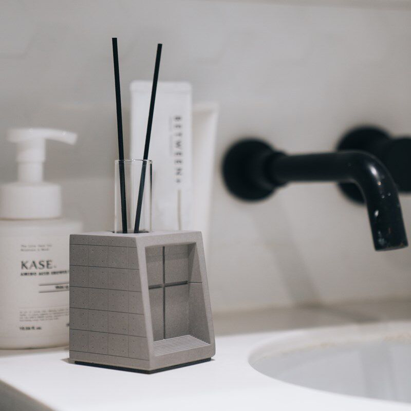 久处不厌创意水泥试管散香器无火香氛香薰精油家用内扩香