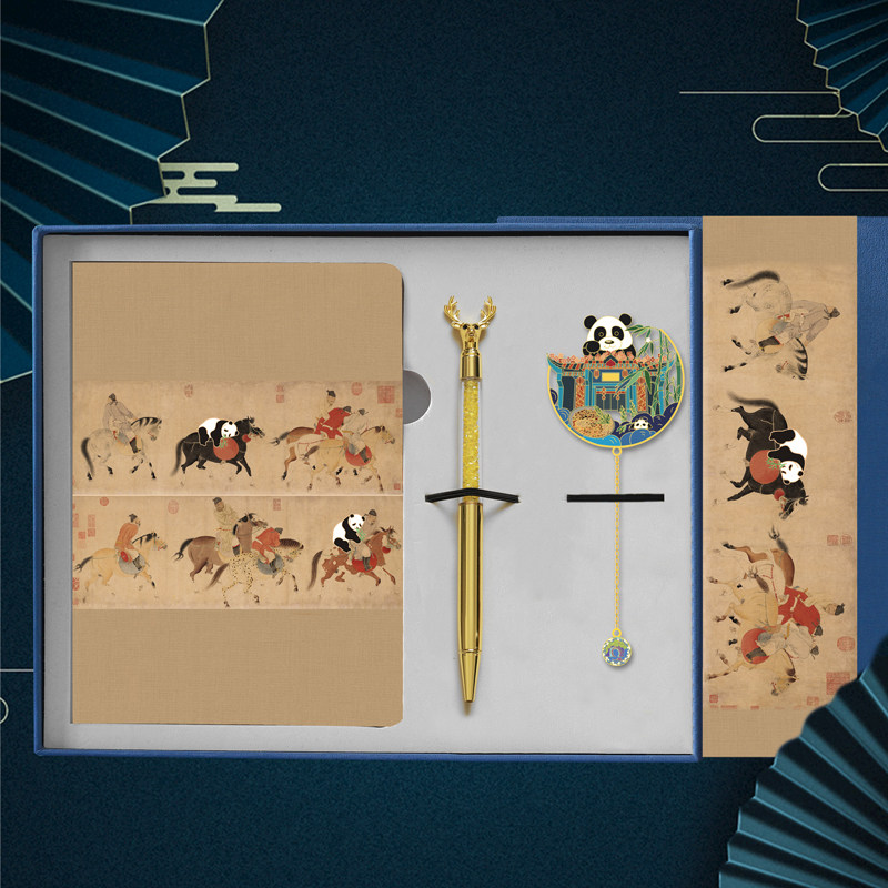 熊猫书签成都锦里特色醉归图文创古中国生定礼品记事本