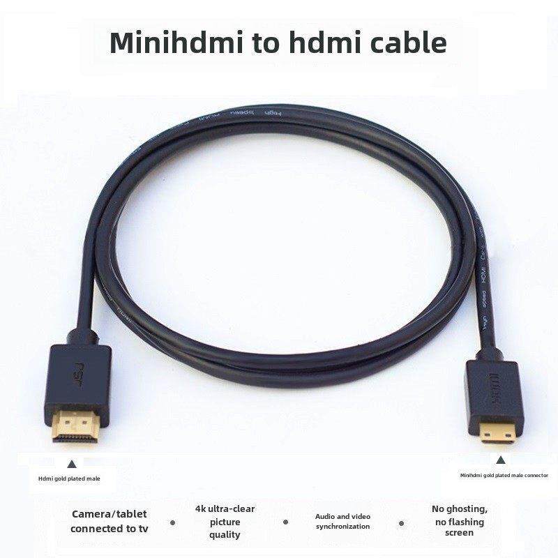 mini hdmi转hdmi 小口转大口高清线 迷你HDMI转HDMI线1/2/3/5/8米