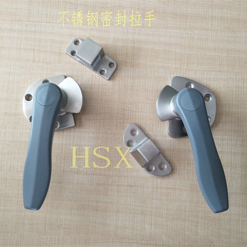 烘箱门锁冰柜密封k拉手旋转把手冷库门锁蒸箱烤箱拉手商用橱柜门