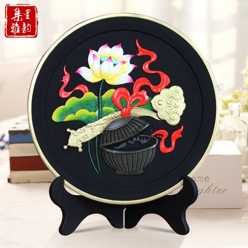 和合如意工艺品结婚夫妻之道和睦家庭关系感情装饰品