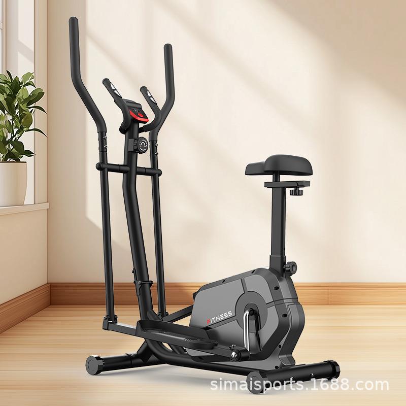 思迈椭圆机跨境磁控健身车室内踏步机太空漫步机动感单车源头工厂