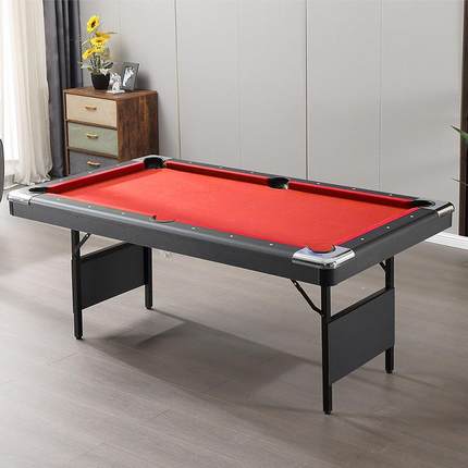 家用室内成人2.1米7尺折叠台球桌 免安装桌球台撞球台pool table