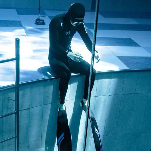 molchanovs SPORT Bifins 碳纤自由潜水训练脚蹼 硅胶脚套