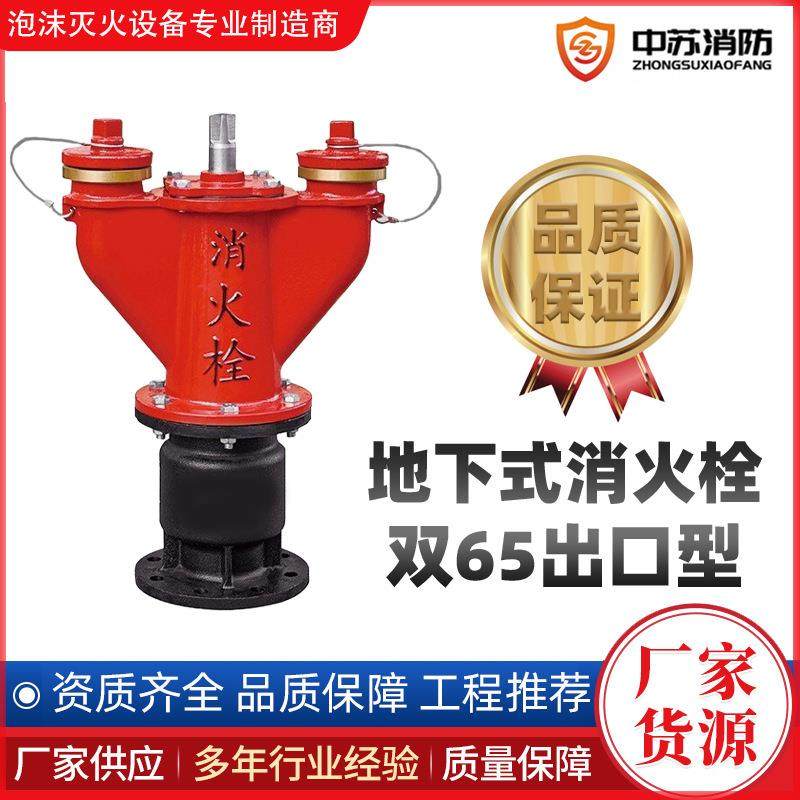 SA6565地下式消火栓 SA65/65-1.6双65出口地下栓