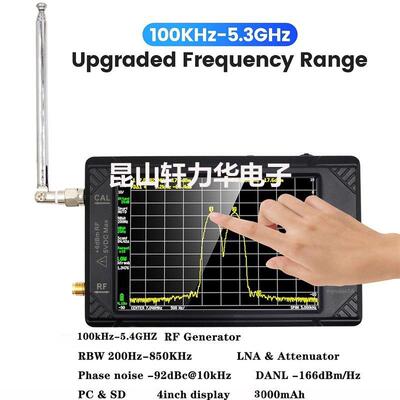 4英寸 显示屏 100kHz 至 5.3GHz 带 32GB