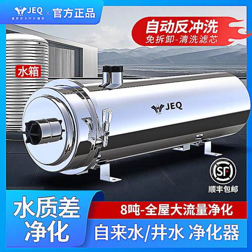 井水净水器黄泥水过滤器农村全屋家用大流量自来水前置入户水塔